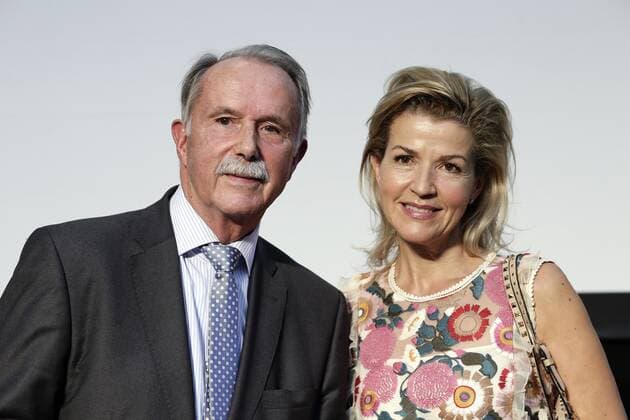 17 09 2019, Berlin, Germany Announcement of the winners of the Praemium Imperiale 2019 Photo Prof Dr Klaus Dieter Lehmann, President of the Goethe Institute and International Advisor to the PRAEMIUM IMPERIALE and Anne Sophie Mutter, winner of the Praemium Imperiale 2019 Award in the field of music
