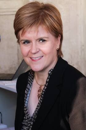 Nicola Sturgeon, First Minister of Scotland on the arrival of the M100 Media Award From Pipedream to Reality Democracy and the European Public Sphere at the Orangery Palace in Potsdam on 21 02 2019 Nicola Sturgeon receives M100 Media Award in Potsdam