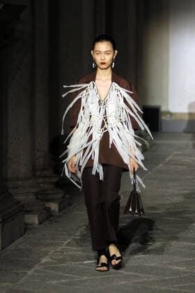 Milan Fashion Week, Women Spring Summer 2020. Milan, Women s Fashion, Spring Summer 2020. JIL SANDER catwalk. Pictured: model  Copyright: xPaoloxDilettox xIPAx xPaoloxDilettox