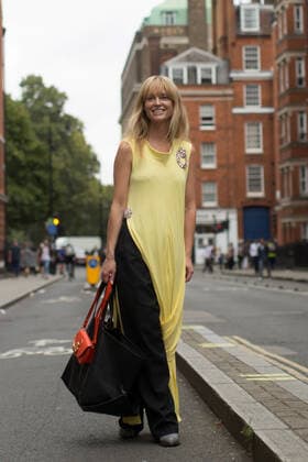 Jeanette Friis Madsen attending the show during London Fashion Week September 16,2019 - LFW: Spring 2020 Street Style Day 3, London England United Kingdom  Copyright: xValentinaxRanierix VRLFWDay20190916_MAS114