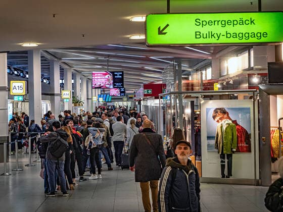 Berlin Reinickendorf OT Tegel, Airport Berlin Tegel TXL View Gate A15 Berlin