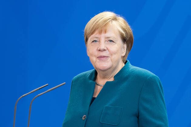 Berlin 19 09 2019, Chancellor Merkel receives prizewinner Youth Researcher Angela Merkel, 19 09 2019, Chancellor Angela Merkel receives prizewinner Youth Researcher, Copyright: xEIBNER UwexKochx EP_EER