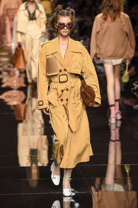Milan Fashion Week, Women Spring Summer 2020. Milan, Women s Fashion, Spring Summer 2020.Fendi Catwalk Pictured: model  Copyright: xBlufotox xIPAx xFotosickix