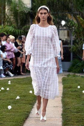 Milan Fashion Week, Women Spring Summer 2020. Milan, Women s Fashion, Spring Summer 2020. Luisa Beccaria catwalk Pictured: model  Copyright: xBlufotox xIPAx xFotosickix