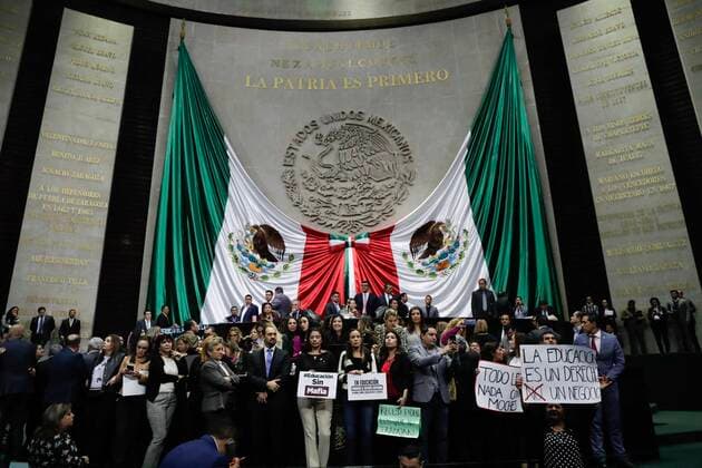 September 19, 2019 EUM20190919NAC58 JPG MEXICO CITY Congress Congress Deputies September 19, 2019 Chamber of Deputies during session discussing secondary laws of educational reform Photo Agency EL UNIVERSALIvan StephensEELG  - ZUMAu78_ 20190919_zaf_u78_058 Copyright: xElxUniversalx