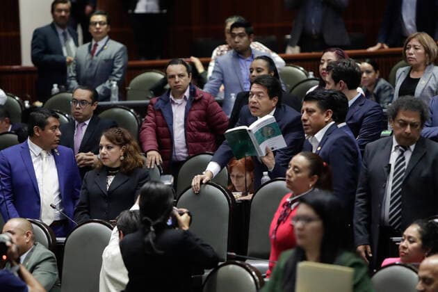 September 19, 2019 EUM20190919NAC60 JPG MEXICO CITY Congress Congress Deputies September 19, 2019 Chamber of Deputies during session discussing secondary laws of educational reform Photo Agency EL UNIVERSALIvan StephensEELG  - ZUMAu78_ 20190919_zaf_u78_060 Copyright: xElxUniversalx