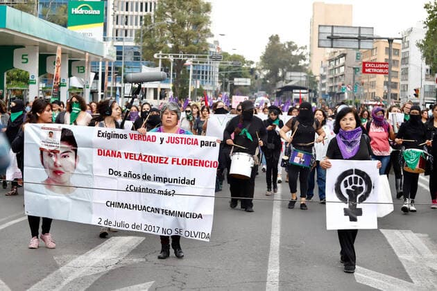 September 19, 2019 EUM20190919SOC06 JPG MEXICO CITY ProtestFeminist Protest September 19, 2019 Aspects of the Feminist Earthquake march in protest of femicides, which left the Revolution Monument and reached the Angel of Independence Photo Agency EL UNIVERSALBerenice FregosoEELG  - ZUMAu78_ 20190919_zaf_u78_066 Copyright: xElxUniversalx