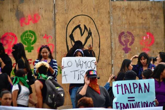 September 19, 2019 EUM20190919SOC09 JPG MEXICO CITY ProtestFeminist Protest September 19, 2019 Aspects of the Feminist Earthquake march in protest of femicides, which left the Revolution Monument and reached the Angel of Independence Photo Agency EL UNIVERSALBerenice FregosoEELG  - ZUMAu78_ 20190919_zaf_u78_070 Copyright: xElxUniversalx