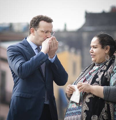 Federal Minister of Health Jens Spahn CDU As part of a tour of the historic city centre of Mexico City on 20 09 2019 Mexico City Mexico City Mexico Copyright: xXanderxHeinl photothek.netx