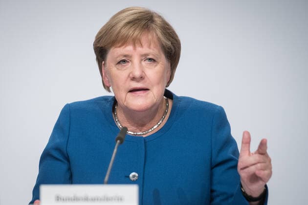 Bundeskanzlerin Angela Merkel am Freitag, den 20. September 2019 nach einer Sitzung des Kabinettausschuss Klimaschutz der Bundesregierung bei einer Pressekonferenz im Futuritum in Berlin zur Vorstellung der Eckpunkte zum Klimaschutzprogramm 2030. Klimaschutzprogramm 2030