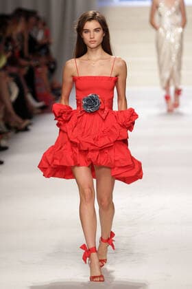 Milan Fashion Week, Women Spring Summer 2020. Milan, Women s Fashion, Spring Summer 2020. PHILOSOPHY catwalk. Pictured: model  Copyright: xPaoloxDilettox xIPAx xPaoloxDilettox