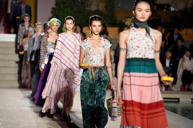Milan Fashion Week, Women Spring Summer 2020. Milan, Women s Fashion, Spring Summer 2020. MISSONI catwalk. Pictured: model  Copyright: xSimonaxChiocciax xIPAx xFotosickix