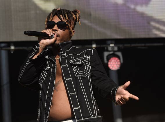 September 21, 2019, Las Vegas, NV, USA: LAS VEGAS, NEVADA - SEPTEMBER 21: Juice Wrld performs onstage during the Daytime Stage at the 2019 iHeartRadio Music Festival held at the Las Vegas Festival Grounds on September 21, 2019 in Las Vegas, Nevada. Photo: imageSPACE Las Vegas USA - ZUMAs181 20190921_zea_s181_261 Copyright: xImagespacex