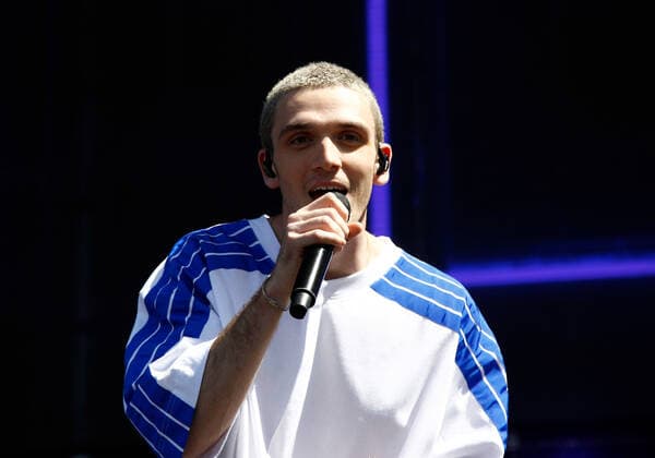 Lauv performs on stage during the iHeartRadio Music Festival Daytime Concerts at the Las Vegas Festival Grounds in Las Vegas, Nevada on Saturday, September 21, 2019.  LAV2019092111 JAMESxATOA