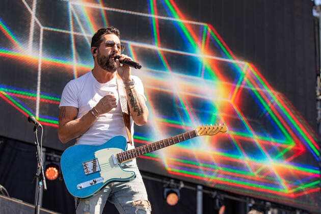 September 21, 2019, Las Vegas, Nevada, U.S: MATTHEW RAMSEY of Old Dominion during the iHeartMusic Festival Daytime Village at Las Vegas Festival Grounds in Las Vegas, Nevada Las Vegas U.S. - ZUMAs135 20190921_zap_s135_095 Copyright: xDanielxDeSloverx
