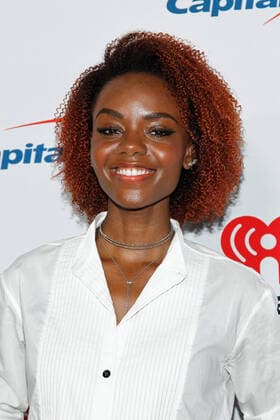 Ashleigh Murray arrives for the iHeartRadio Music Festival at the T-Mobile Arena in Las Vegas, Nevada on Saturday, September 21, 2019.  LAV2019092160 JAMESxATOA