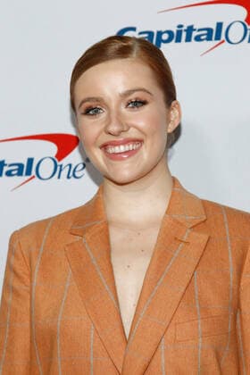 Kennedy McMann arrives for the iHeartRadio Music Festival at the T-Mobile Arena in Las Vegas, Nevada on Saturday, September 21, 2019.  LAV2019092173 JAMESxATOA