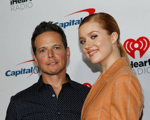 Scott Wolf and Kennedy McMann arrive for the iHeartRadio Music Festival at the T-Mobile Arena in Las Vegas, Nevada on Saturday, September 21, 2019.  LAV2019092175 JAMESxATOA