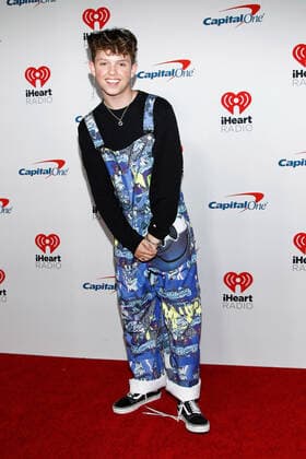 Jacob Sartorius arrives for the iHeartRadio Music Festival at the T-Mobile Arena in Las Vegas, Nevada on Saturday, September 21, 2019.  LAV2019092180 JAMESxATOA