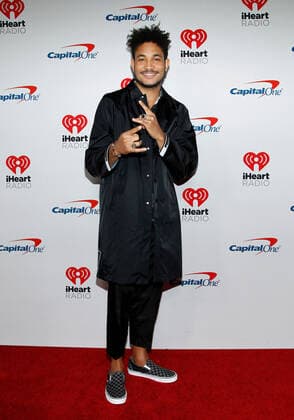 Bryce Vine arrives for the iHeartRadio Music Festival at the T-Mobile Arena in Las Vegas, Nevada on Saturday, September 21, 2019.  LAV2019092191 JAMESxATOA