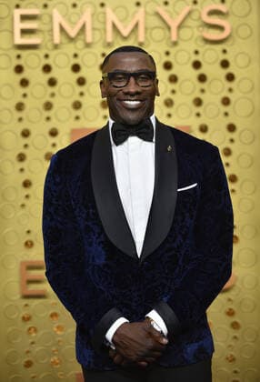 Shannon Sharpe arrives for the 71st annual Primetime Emmy Awards held at the Microsoft Theater in downtown Los Angeles on Sunday, September 22, 2019.  LAP201909221035 CHRISTINExCHEW