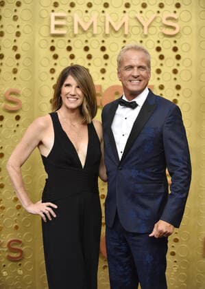 (L-R) Mandy Fabian and Patrick Fabian arrive for the 71st annual Primetime Emmy Awards held at the Microsoft Theater in downtown Los Angeles on Sunday, September 22, 2019.  LAP2019092221 CHRISTINExCHEW