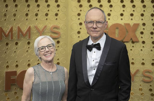 September 22, 2019, Los Angeles, California, U.S: Wendy Mogel and Michael Tolkin on the red carpet of the 71st Emmy Awards held at the Microsoft Theater on Sunday September 22, 2019 in Los Angeles, California. JAVIER ROJAS PI Los Angeles U.S. - ZUMAp124 20190922_zaa_p124_044 Copyright: xJavierxRojasx