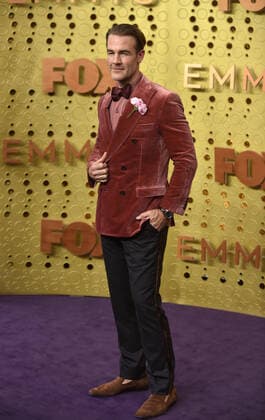 James Van Der Beek arrives for the 71st annual Primetime Emmy Awards held at the Microsoft Theater in downtown Los Angeles on Sunday, September 22, 2019.  LAP2019092265 CHRISTINExCHEW