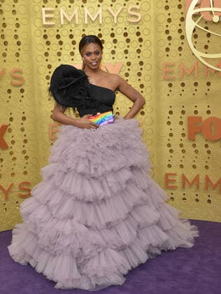 Laverne Cox arrives for the 71st annual Primetime Emmy Awards held at the Microsoft Theater in downtown Los Angeles on Sunday, September 22, 2019.  LAP201909221073 CHRISTINExCHEW