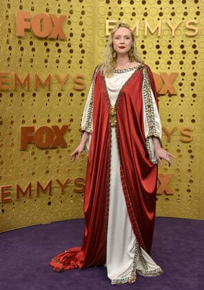 Gwendoline Christie arrives for the 71st annual Primetime Emmy Awards held at the Microsoft Theater in downtown Los Angeles on Sunday, September 22, 2019.  LAP2019092289 CHRISTINExCHEW