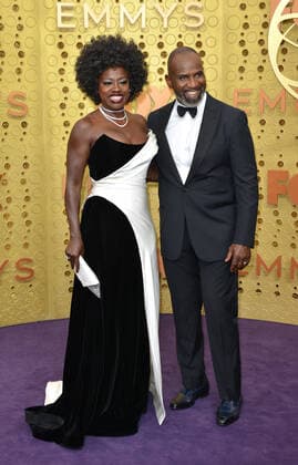 (L-R) Viola Davis and Julius Tennon arrive for the 71st annual Primetime Emmy Awards held at the Microsoft Theater in downtown Los Angeles on Sunday, September 22, 2019.  LAP20190922116 CHRISTINExCHEW