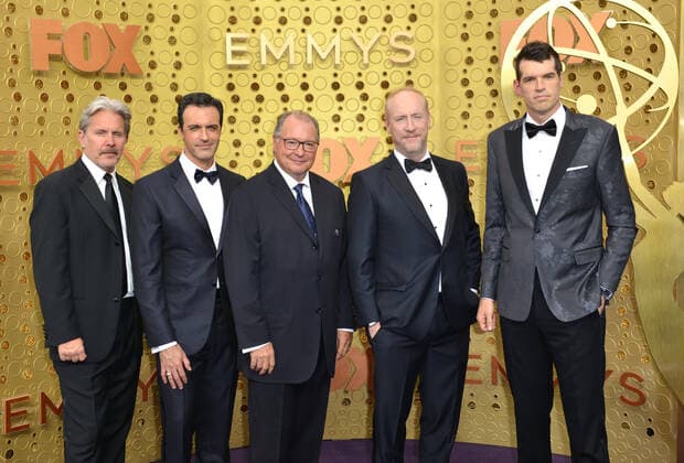 (L-R) Gary Cole, Reid Scott, Kevin Dunn, Matt Walsh, and Timothy Simons arrive for the 71st annual Primetime Emmy Awards held at the Microsoft Theater in downtown Los Angeles on Sunday, September 22, 2019.  LAP20190922114 CHRISTINExCHEW