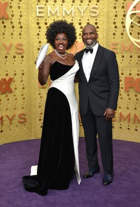 (L-R) Viola Davis and Julius Tennon arrive for the 71st annual Primetime Emmy Awards held at the Microsoft Theater in downtown Los Angeles on Sunday, September 22, 2019.  LAP20190922115 CHRISTINExCHEW