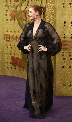 Amy Adams arrives for the 71st annual Primetime Emmy Awards held at the Microsoft Theater in downtown Los Angeles on Sunday, September 22, 2019.  LAP20190922140 CHRISTINExCHEW