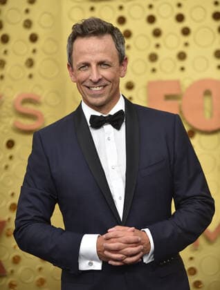 Seth Meyers arrives for the 71st annual Primetime Emmy Awards held at the Microsoft Theater in downtown Los Angeles on Sunday, September 22, 2019.  LAP201909221112 CHRISTINExCHEW