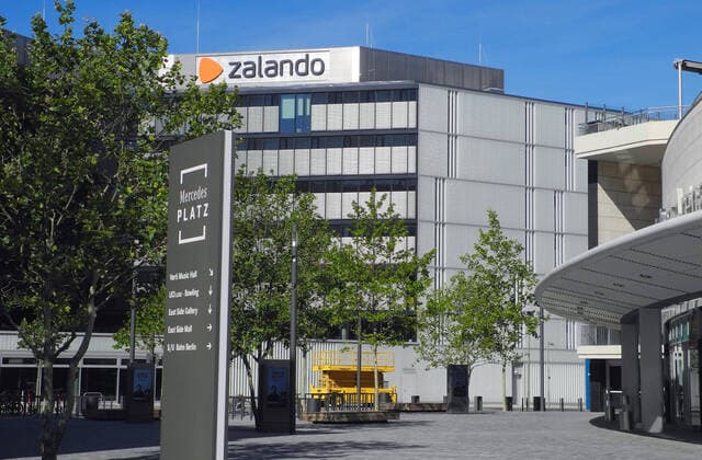 New Zalando headquarters for 2300 employees opened at Anschuetz area on Valeska Gert Street