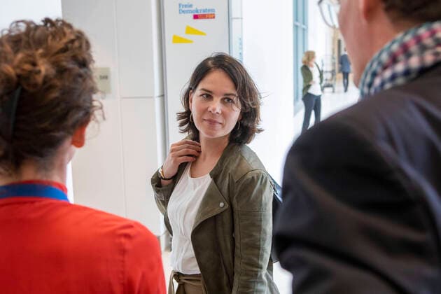Germany, Berlin, Bundestag, B90 Green Group, Annalena Baerbock, 24 09 2019
