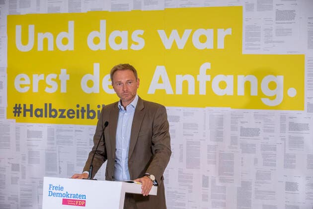 Germany, Berlin, Bundestag, FDP Group, Christian Lindner, 24 09 2019