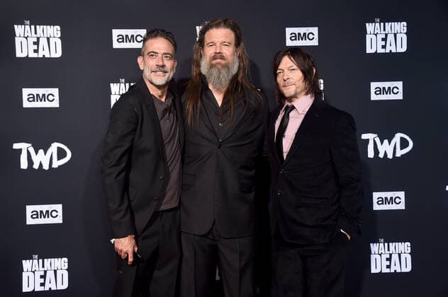23 September 2019 - Hollywood, California - Jeffrey Dean Morgan, Ryan Hurst, Norman Reedus. The Walking Dead Season 10 Los Angeles Premiere held at The TCL Chinese Theatre. Photo Credit: Birdie Thompson AdMedia 245369 2019-09-23 California Hollywood Etats-Unis  Copyright: xAdMediax STAR_245369_237