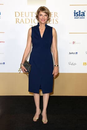 Marietta Slomka at the German Radio Prize 2019 on 25 09 2019 in Hamburg German Radio Prize 2019 in Hamburg