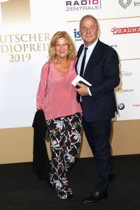 Hubertus Meyer Burckhardt and his wife Dorothee Rohrig at the German Radio Prize 2019 on 25 09 2019 in Hamburg German Radio Prize 2019 in Hamburg