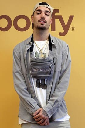 The urban music singer, Rels B, during the Spanish Urban Music Event organized by Spotify on September 25, 2019 in Madrid, Spain.  (2019092522)