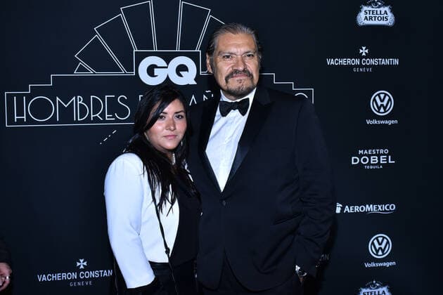 GQ Man of the Year Awards- Arrivals MEXICO CITY, MEXICO - SEPTEMBER 25: Joaquin Cosio and Sheyla Flores poses for photos during the black carpet of GQ Man of the Year Awards 2019 at Fronton Mexico on September 25, 2019 in Mexico City, Mexico  Copyright: xCarlosxTischlerx EYE_3919