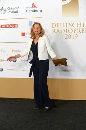 Patricia Schlesinger guest at the award ceremony of the 10 German Radio Prize on 25 09 2019 The German Radio Prize was awarded at the Elbphilharmonie in Hamburg at the award ceremony of the German Radio Prize 2019 on 25 09 2019 The award ceremony took place at the Hamburg Elbphilharmonie in Hamburg , Hamburg Hafen Hamburg Deutschland