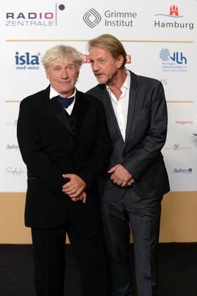 Jörg Schüttauf and Sönke Wortmann guest at the award ceremony of the 10 German Radio Prize on 25 09 2019 The German Radio Prize was awarded at the Elbphilharmonie in Hamburg at the award ceremony of the German Radio Prize 2019 on 25 09 2019 The award ceremony took place at the Hamburg Elbphilharmonie in Hamburg , Hamburg Hafen Hamburg Deutschland