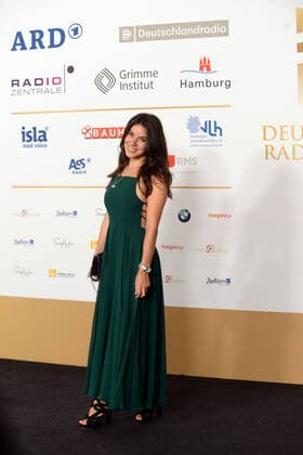 Lilly Roberts as guest at the award ceremony of the 10 German Radio Prize on 25 09 2019 The German Radio Prize was awarded at the Elbphilharmonie in Hamburg at the award ceremony of the German Radio Prize 2019 on 25 09 2019 The award ceremony took place at the Hamburg Elbphilharmonie in Hamburg , Hamburg Hafen Hamburg Deutschland