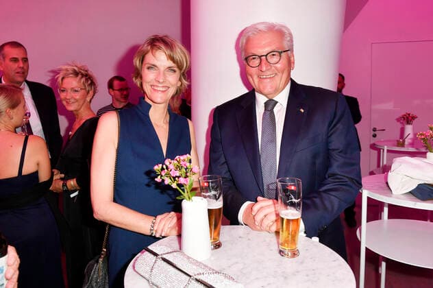 Marietta Slomka and Frank Walter Steinmeier at the presentation of the German Radio Prize 2019 in the Elbphilharmonie Hamburg, 25 09 2019 Foto:xF.xKernx xFuturexImage