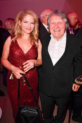 Peter Urban with his wife Laura at the presentation of the German Radio Prize 2019 in the Elbphilharmonie Hamburg, 25 09 2019 Foto:xF.xKernx xFuturexImage