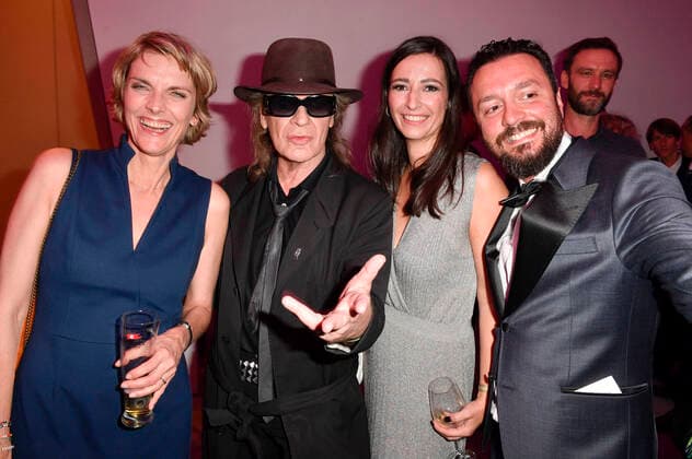 Marietta Slomka, Udo Lindenberg and Pinar Atalay with husband at the presentation of the German Radio Prize 2019 in the Elbphilharmonie Hamburg, 25 09 2019 Foto:xF.xKernx xFuturexImage