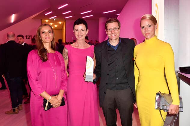 Julia Niharika Sen, Nicole Ritterbusch, Mario Neumann and Judith Rakers at the presentation of the German Radio Prize 2019 in the Elbphilharmonie Hamburg, 25 09 2019 Foto:xF.xKernx xFuturexImage